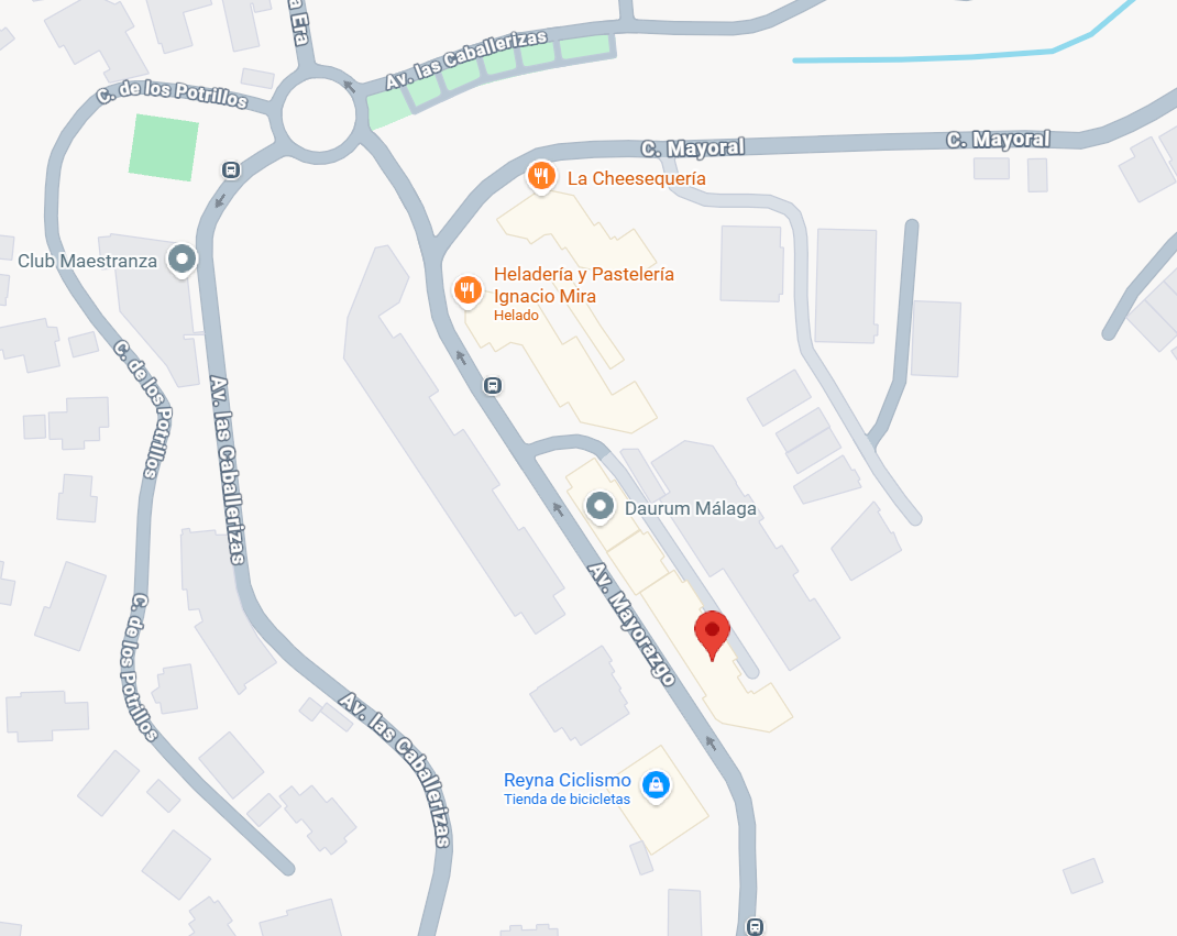 Mapa de la ubicación de EGO en Avenida Mayorazgo, Málaga